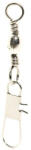 Mustad Barrel Swivel With Interlock Snap 10×B2 10db Forgókapocs (M8270010)