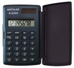 Számológép ANTILOP zsebszámológép, 8 digites, működési mód: napelem+gombelem, fedeles