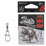 Mikado Jaws Predator S Pergető Kapocs Forgóval 10db (AMA02-093-S)