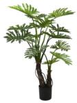 DD Selyemvirág filodendron, 13 levéllel cserepes műanyag 145 cm zöld (1311-2DX4.5J-13L)