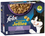 Purina FELIX Sensations Felnőtt macska alutasak - vegyes válogatás 12 x 85g