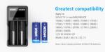 XTAR VC2S 1, 2V/3, 6V/3, 7V Ni-Mh/Ni-CD/Li-ion akkumulátor töltő (Xtar-VC2S)