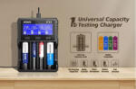 XTAR VX4 SET 1, 2V/3, 2V/3, 6V/3, 7V NiMh/NiCD/LiFePo4/Li-ion akkumulátor töltő (Xtar-VX4-SET)