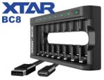 XTAR BC8 1, 2V/3, 6V Ni-Mh/Li-ion akkumulátor töltő (Xtar-BC8)