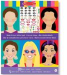 Melissa & Doug Melissa & Doug: Set creativ cu autocolante pentru a crea fețe (14195)
