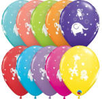  11 inch-es Dzsungel Állatai - Cute and Cuddly Jungle Animals Lufi (6 db/csomag)