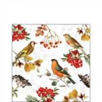 Ambiente Autumn birds papírszalvéta 25x25cm, 20db-os