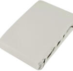  Világosszürke gumis pamut jersey lepedő - 90x200 + 25 cm