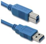 Qoltec USB 3.0 kábel nyomtatóhoz A típusú dugó | B típusú dugó | 1m (52308)