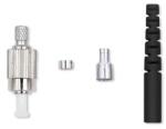 Qoltec FC Optikai Szál Csatlakozó | Multimódusú | 3.0mm | Szerelőkészlet | 200db (54455)