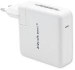 Qoltec Gyors töltő 96W | 5-20V | 3-4.7A | USB C PD | Laptop | Okostelefon | Fehér (51709)
