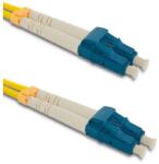 Qoltec Patchcord optikai szál LC/UPC - LC/UPC | Egymódusú | 9/125 | G652D | Duplex | 1m (54014)