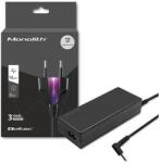 Qoltec Tápegység HP laptophoz 65W | 19.5V | 3.33A | 4.5*3.0+pin | adapter 4.5*3.0+pin/7.4*5.0+pin | +tápkábel (51728)