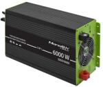 Qoltec Monolith 3 az 1-ben napelemes inverter AC töltési funkcióval | MPPT | UPS | ATS | 3000W | 6000W | 12V-ról 230V-ra | Tiszta szinuszhullám (51915)