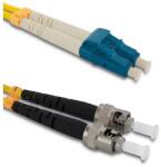 Qoltec Patchcord optikai szál LC/UPC - ST/UPC | Singlemódusú | 9/125 | G652D | Duplex | 2m (54068)