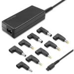 Qoltec Univerzális tápegység laptophoz 65W | Automatikus | MultiPlug | 9 csatlakozó | +tápkábel (50011)