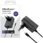 Qoltec Szuper GYORS PD töltő Raspberry PI 5-höz | USB-C | 27W | 5.1V | 5A | Fekete (51830)