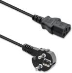 Qoltec Tápkábel IEC C13/SCHUKO | 3x0.75mm2 | 1.4m (50549)