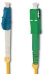 Qoltec Patchcord optikai szál LC/UPC - SC/APC | Egymódusú | 9/125 | G652D | Simplex | 3m (54333)