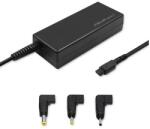 Qoltec tápegység Asus számára 65W | SmartPlug | 3 csatlakozó | +tápkábel (51757)