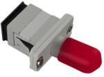 Qoltec Adapter optikai szálas hibrid SC/UPC - ST/UPC | Simplex | Multimódusú (54154)