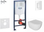 GROHE Rapid SL - Set pentru montare încastrată, toaletă Oudee și capac softclose, clapetă Skate Cosmopolitan, alb alpin SANI11BA3101 (SANI11BA3101)