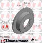 ZIMMERMANN Disc frana ZIMMERMANN COAT Z 590.2817. 20 (590.2817.20)