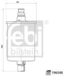 Febi Bilstein filtru combustibil FEBI BILSTEIN 196048 (196048) - automobilus