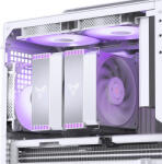  Jonsbo HX6280 CPU hűtő, PWM, RGB - 130mm, fehér (HX6280 WHITE)