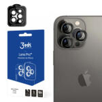 3mk Protection Folie de protectie Camera spate 3MK pentru Apple iPhone 15 Pro, Sticla Securizata, Neagra