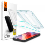 Spigen Folie de protectie Ecran Spigen EZ FIT pentru Apple iPhone 16 Pro, Sticla Securizata, Full Glue, Set 2 bucati - gsmnet