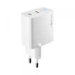 Forever Incarcator Retea Forever TC-06-40CC, 40W, 3A, 2 x USB-C, Alb