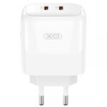 XO Incarcator Retea XO Design L140, 35W, 3A, 2 x USB-C, Alb - gsmnet