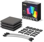 Twinkly Twinkly TWQ064STW-03-BAD - KÉSZLET 3xLED RGB Panel SQUARES 64xLED 16x16 cm Wi-Fi TW0039 (TW0039)