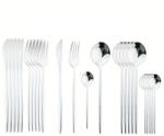 Cheffinger Set tacamuri din inox 24 de piese Cheffinger, Silver (CF22126) Tacam