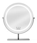 Humanas HM Scarlet LED fém sminktükör, 360° elforgatható, integrált érintő gombok, 3 színhőmérséklet, (HS-HM SCARLET)