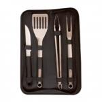RIWALL PRO RBBQ 4B SET 4-részes prémium grillkészlet, rozsdamentes acél RACC00131 (RACC00131)