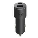 Motorola turbopower autós töltő usb+type-c aljzat (45w, pd gyorstöltő 3.0) fekete (B0DJH9HFNR) - rufusz