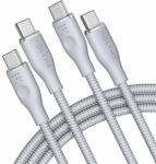 Voltme Powerlink Rugg Series CTC 5A/100W 1, 8m (grey) - töltőkábel