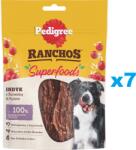 PEDIGREE Recompense caini PEDIGREE Ranchos Superfoods 7x70 g curcan, merisor si orez