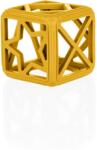 Zopa Silicone Teether Square rágóka 0 m+ Mustard Yellow