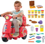 Hasbro Play-Doh Pizzafutár robogó bebitaxi gyurmakészlet (F8803) - morzsajatekbolt