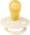 BIBS Suzeta BIBS Colour Latex Ivory, tetina rotunda, 18+ luni