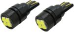 COMPASS LED izzó, 4LED 3030, 12 V, T10, fehér, 2 db