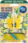 Ambi Pur Ambipur aktív wc gél blokk 45g lemon & jasmin