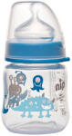 Nip PP széles szájú cumisüveg 150ml szilikon tejes etetőcumival - vital24
