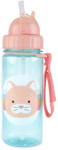 Skip Hop SKIP HOP Zoo bögre szívószállal PVC és BPA mentes PP szívószállal Macska 12m+