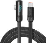 Toocki USB C 5A 100W 90 fokos kábel 1m digitális kijelzővel (TXCTT1-XQ01) (TXCTT1-XQ01)