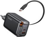 Toocki USB + USB C 67W GaN gyorstöltő adapter (401400010) (401400010)