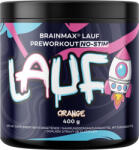 BrainMax Lauf Preworkout NO STIM, koffeinmentes edzés előtti stimuláns, vörös narancs, 400 g Edzés előtti stimulánsmentes ital